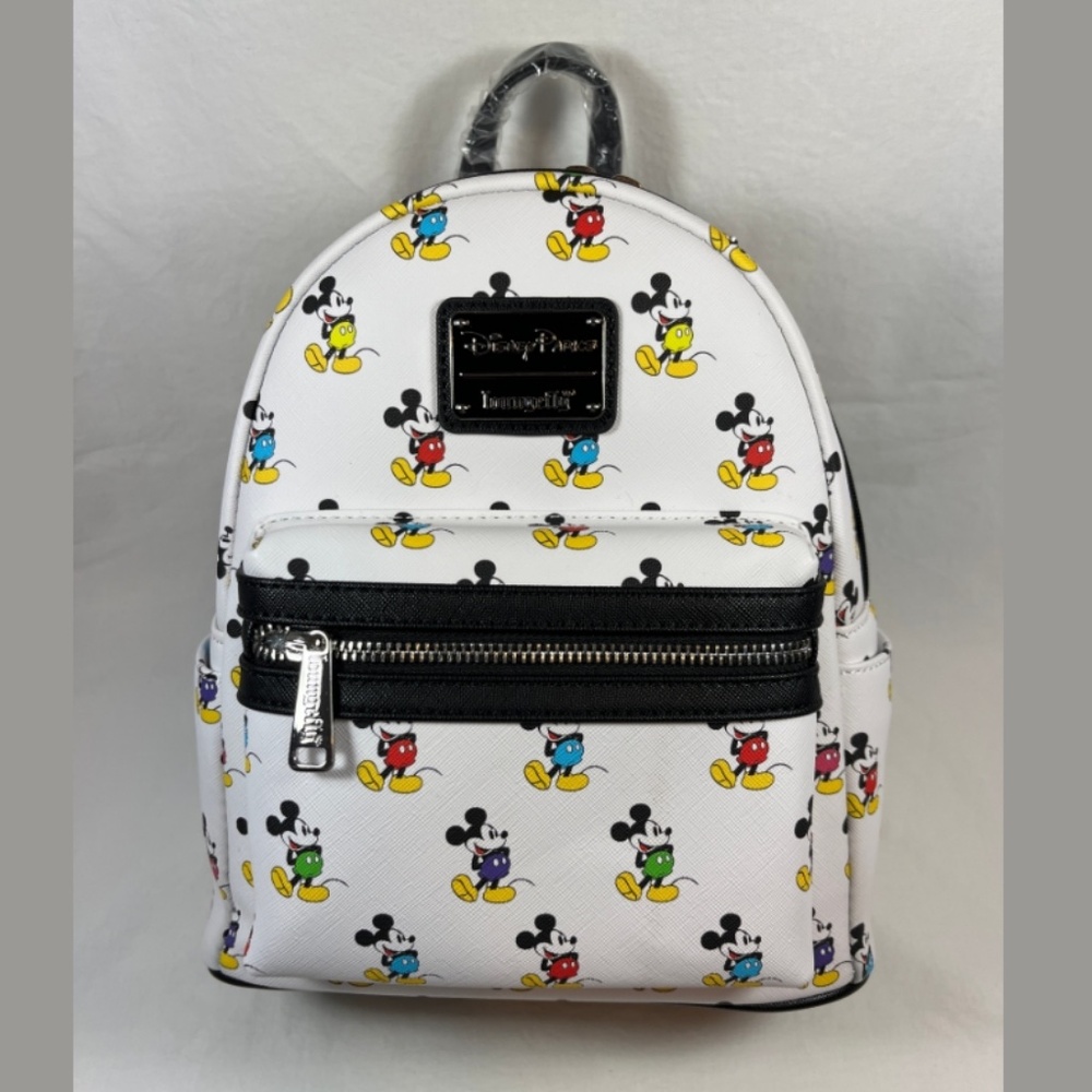 LOUNGEFLY Allover Classic Mickey Standing Backpack